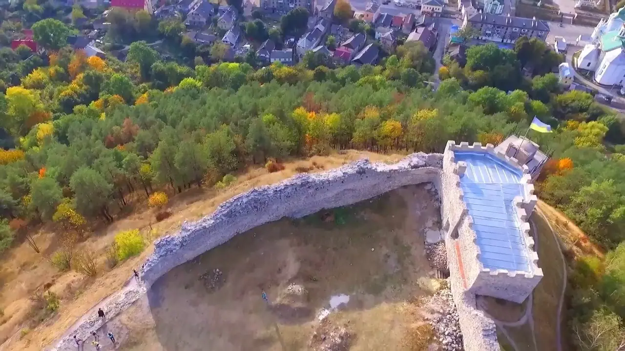 Гора Бона і Кременецький замок з висоти — Кременець, фото 7 з 48
