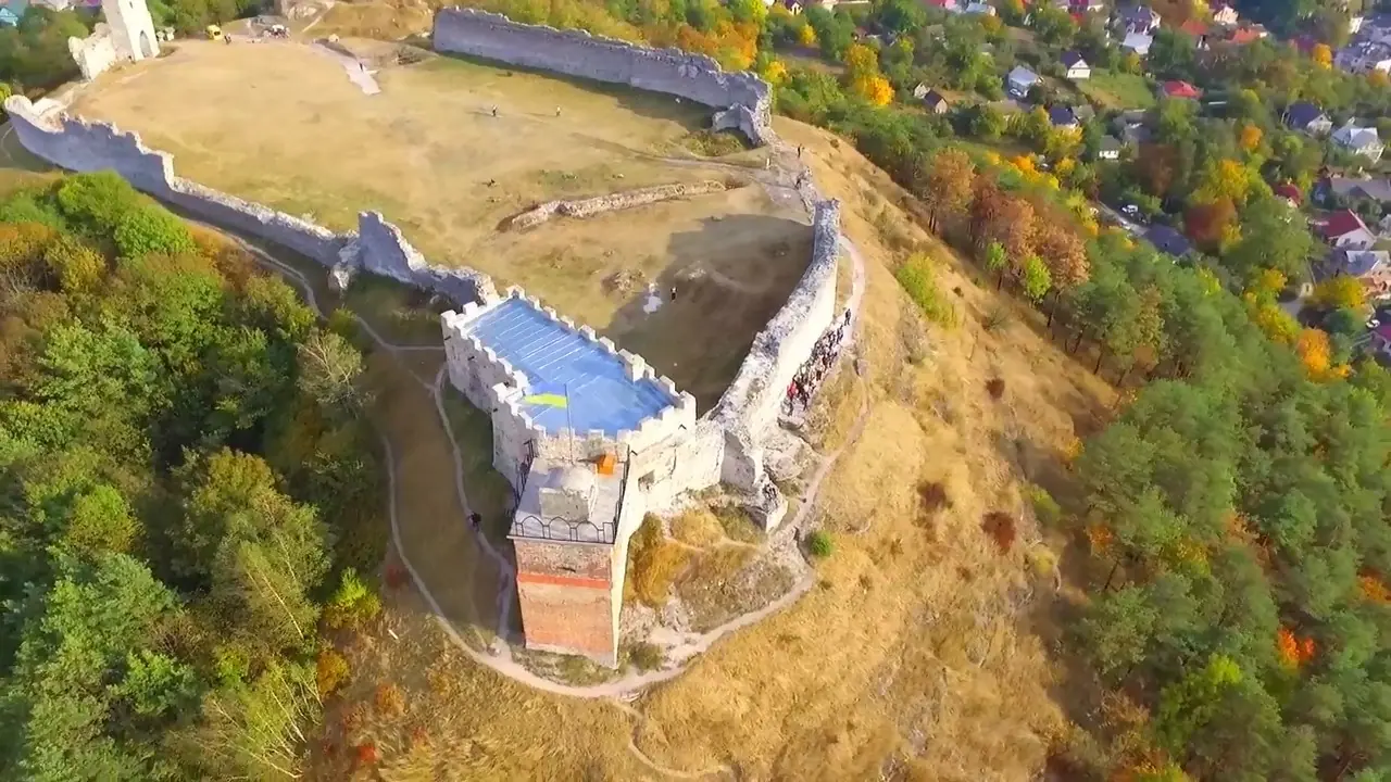 Гора Бона і Кременецький замок з висоти — Кременець, фото 9 з 48