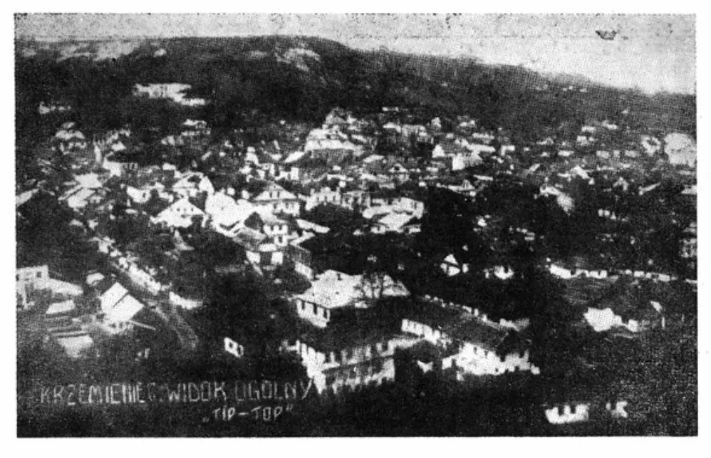 Krzemieniec. Widok ogólny — загальний вигляд — Кременець