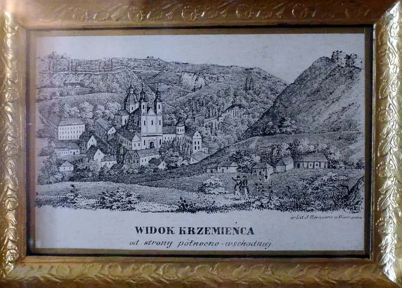 «Widok Krzemieńca» — вигляд Кременця, старовинна гравюра «Widok Krzemieńca» — вигляд Кременця, старовинна гравюра — Кременець