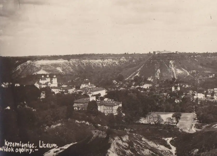 Krzemieniec. Liceum, widok ogólny — Кременець