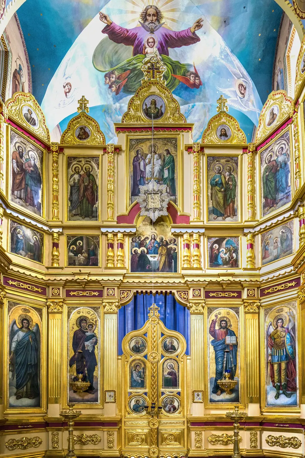 Центральна частина іконостасу Центральна частина іконостасу — Кременець
