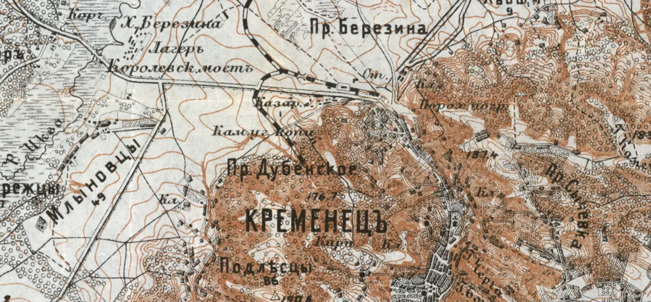 Кременець: краєвиди, карти й пори року — Кременець, різні роки, переважно сучасні фото
