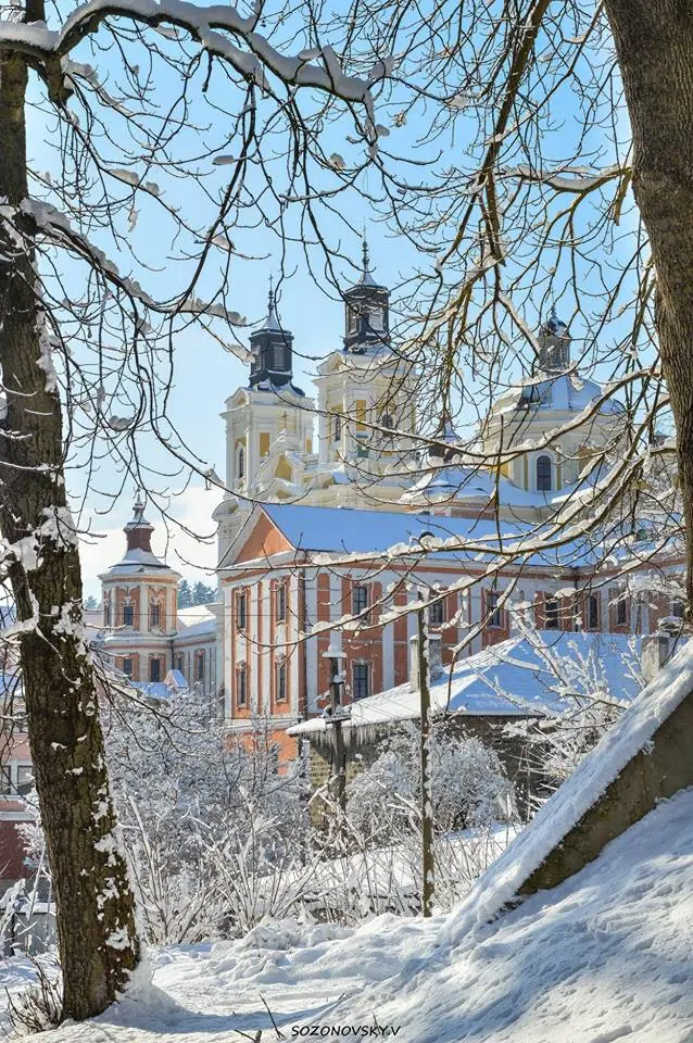 Колегіум крізь засніжені гілки Колегіум крізь засніжені гілки — Кременець