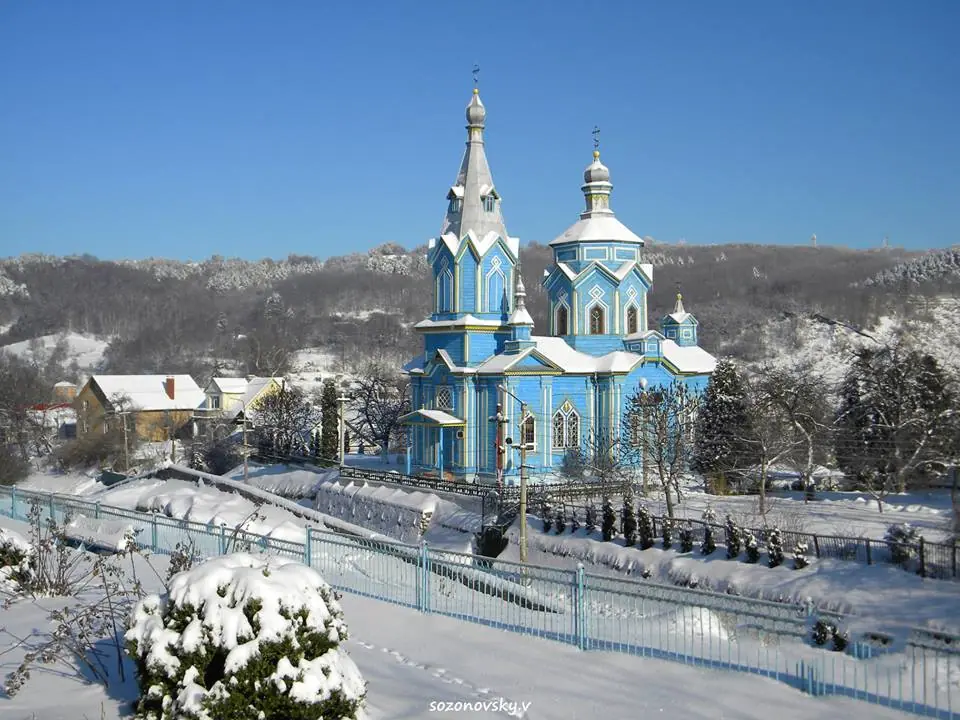 Блакитна церква взимку Блакитна церква взимку — Кременець