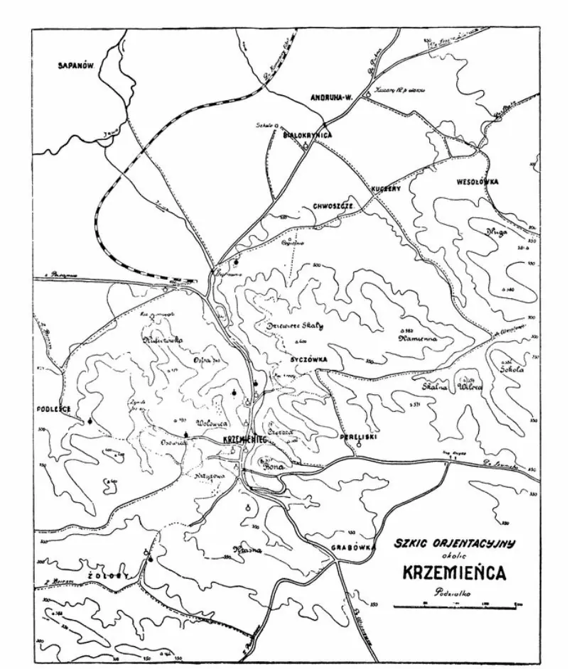 План околиць Кременця План околиць Кременця — Кременець