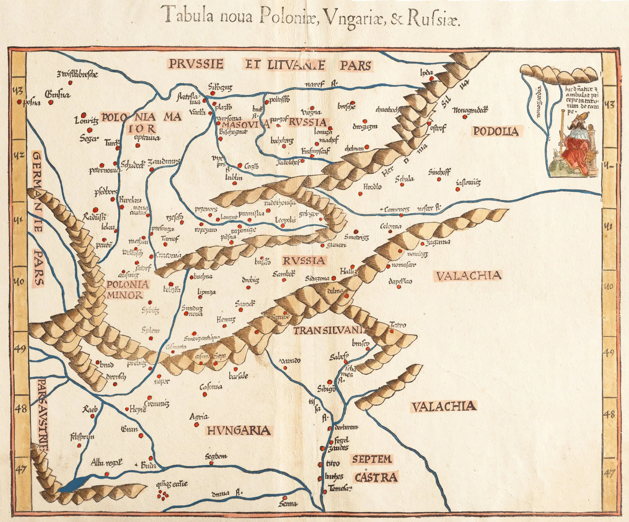 «Tabula nova Poloniae, Ungariae et Russiae» «Tabula nova Poloniae, Ungariae et Russiae» — Кременець