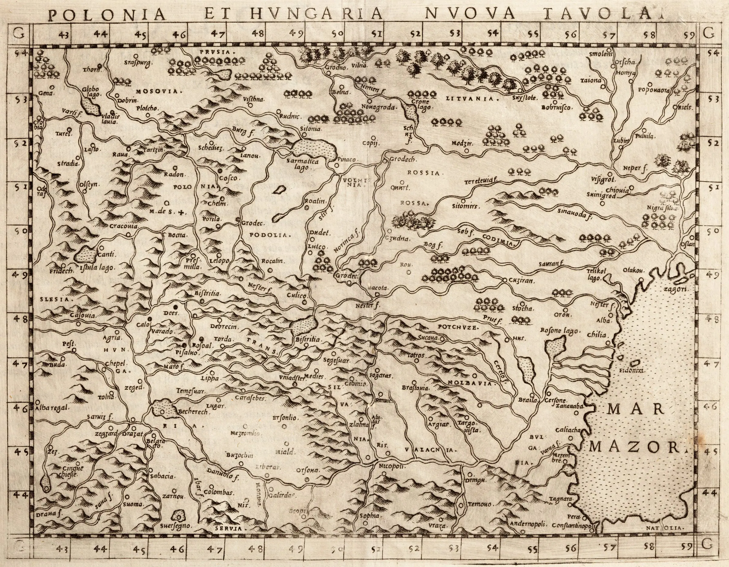 «Carta marina nuova tavola» «Carta marina nuova tavola» — Кременець